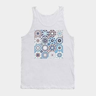 Octagonal Oriental and ethnic motifs in patterns. Tank Top